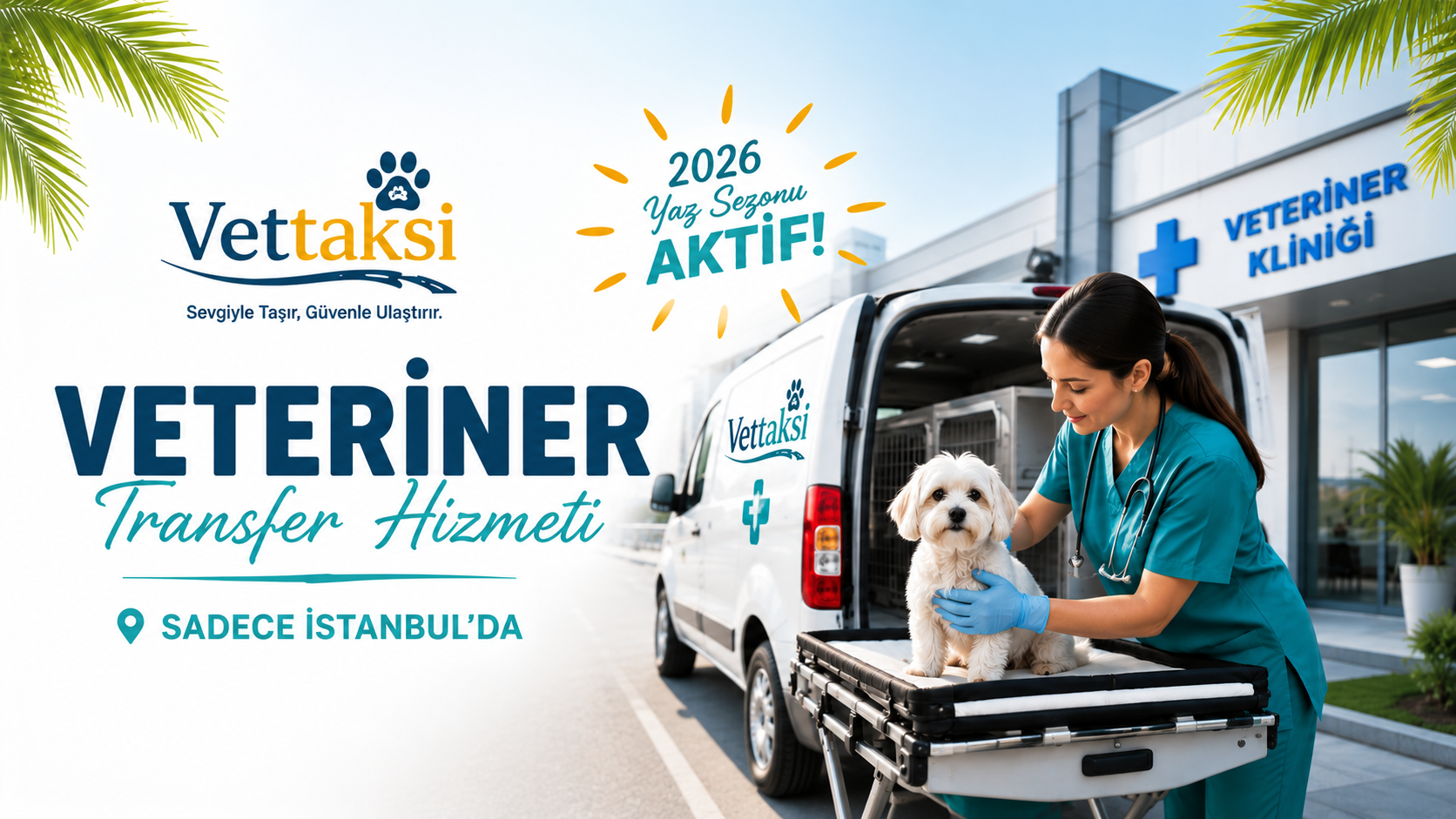 Profesyonel veteriner transfer hizmeti ve pet taksi